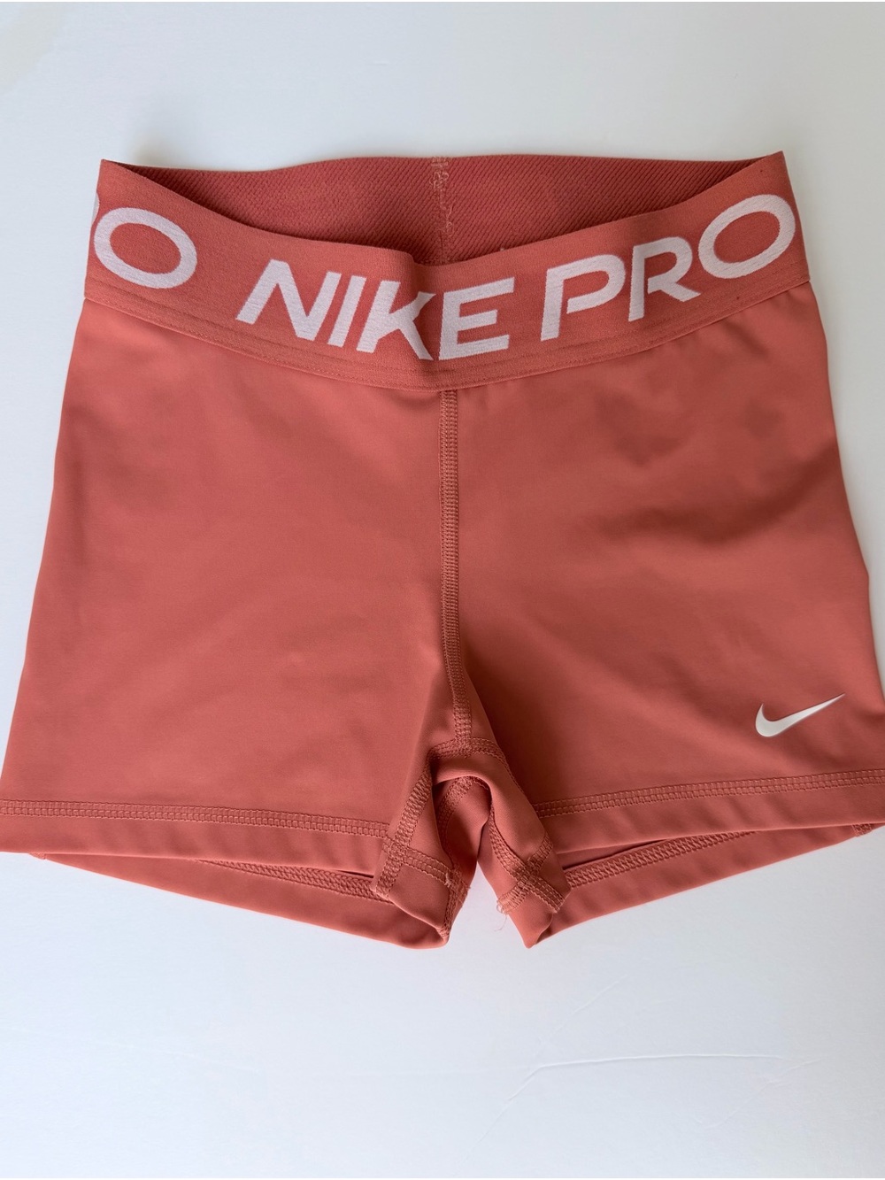 Nike Pro Women's Rust Coral Training Bike Shorts